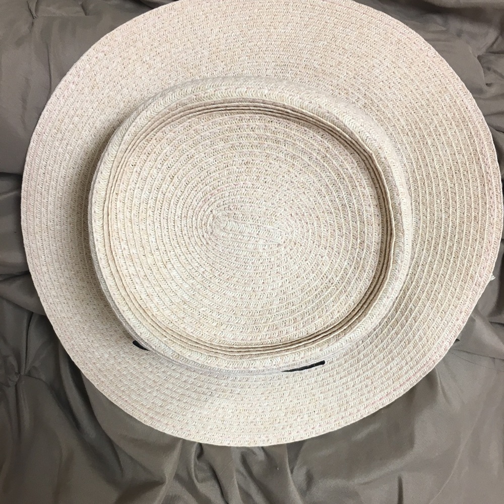 Cream Pink Scarlett Hat